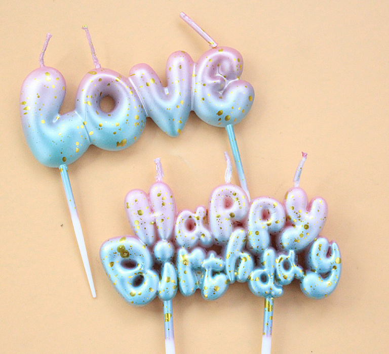 НАБОР СВЕЧЕЙ "HAPPY BIRTHDAY" ПЕРЛАМУТР НАБОР СВЕЧЕЙ "HAPPY BIRTHDAY" ПЕРЛАМУТР