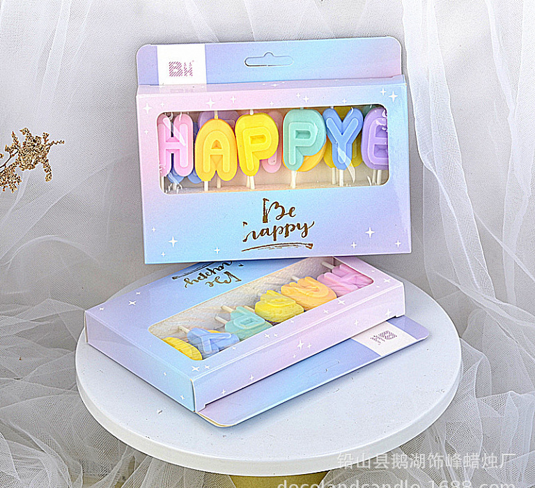 НАБОР СВЕЧЕЙ "HAPPY BIRTHDAY" 
